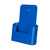 Prospekthalter / Wandprospekthalter / Prospekthänger / Tisch-Prospektständer / Prospekthalter „Color“ | blau DIN A4 40 mm