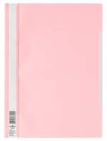 Durable Clear View Project Folder Document Report File | 25 Pack | A4 Light Pink