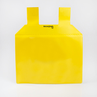 Magnettasche 217x155mm mit Schlaufen für DIN A5, gelb
