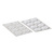 VELCRO® Brand Klettpunkte Selbstklebend Haken & Flausch 16mm x 16 sets Weiß