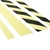 SafetyWalk Antirutschstreifen, Selbstklebend, 80 x 5 cm, R13 ALU 0.2 mm, langnachleuchtend/schwarz
