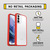 OtterBox React - Funda Protección mejorada para Samsung Galaxy S21 5G rojo - clear/rojo - ProPack - Funda
