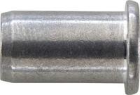 Nitonakrętki aluminiowe, łeb płasko-okrągły M4x6x13mm GESIPA