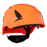 3M X5507NVE-CE-10 SecureFit Helm X5500NV orange unbelüftet, 4-Punkt 7100175543 R