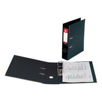 5 Star Office Lever Arch File Polypropylene Capacity 70mm Foolscap Black [Pack 10]
