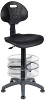 Draughter Labour Pro Deluxe Polyurethane Drafter Chair Black - 9999/1164 -
