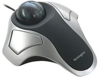 Kensington Orbit Wired Optical Trackball Mouse Black/Silver
