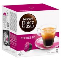 Nescafe Dolce Gusto Espresso Coffee 16 Capsules (Pack 3)