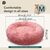 BLUZELLE Dog Bed for Medium Size Dogs, 32" Donut Dog Bed Washable, Round Dog Pillow Fluffy Plush, Calming Pet Bed Removable Mattress Soft Pad Comfort No-Skid Bottom Red