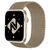 NALIA Metal Milanese Smart Watch Bracelet compatible with Apple Watch Strap SE & Series 8/7/6/5/4/3/2/1, 38mm 40mm 41mm, iWatch Wrist Strap Magnetic Clasp, Men & Women Gold