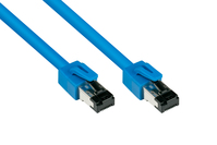 RNS® Patchkabel Cat. 8.1, S/FTP, PiMF, halogenfrei (LSZH), 2000MHz, 40Gbit/s, blau, 25m, Good Connec