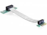 Schnittstellenkarte, Riser PCI Express x1 mit flexiblem Kabel, links gerichtet, Delock® [41839]