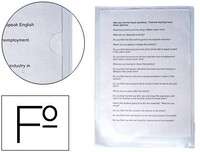 Dossier Uñero Plastico Q-Connect Folio Transparente