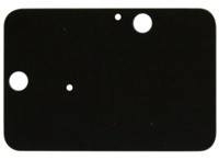Isolierplatte, Dicke 0,5 mm, für Steckanschluss, (L x B) 43 x 25.5 mm, für Schna