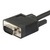Equip Kábel - 118810 (VGA kábel, HD15, ferrit gyűrűvel, duplán árnyékolt, apa/apa, 1m)