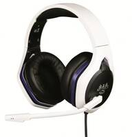 Konix HYPERION HEADSET PS5 Gamer On Ear headset Vezetékes Stereo Fekete/fehér Hangerő szabályozás