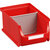 Caja visualizable, L x A x H 235 x 150 x 125 mm, UE 24 unid., rojo.