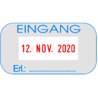 Textstempel Printer S 260/L mit Datumsanzeige 'Eingang'