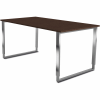 Schreibtisch Aveto Bügelgestell 160x80x68-82cm höhenverstellbar wenge