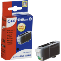 Tintenpatrone kompatibel mit Canon CLI-526BK Gr. 1514 schwarz 9ml