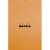 Notizblock Nr. 18 A4 21x29,7cm 80 Blatt 80g kariert orange