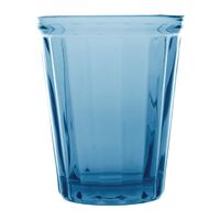 Olympia Cabot Panelled Glass Tumbler Blue 260ml / 9oz Pack Quantity - 6