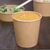 Fiesta Green Compostable Soup Containers in Brown Paperboard - 98mm 455ml / 16oz