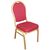 Bolero Chairs with Aluminium Arched Back in Red - 940X440X470mm Pack of 4
