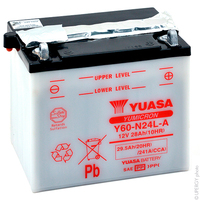 Batterie(s) Batterie moto YUASA Y60-N24-LA 12V 28Ah