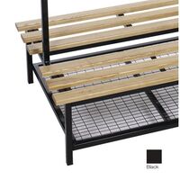 Evolve Duo Shoe Rack 1000Mm - Black