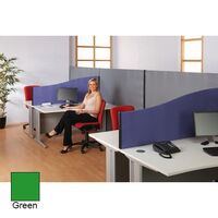 BusyScreen® classic clamp on desk partition screens - Wave desktop screens