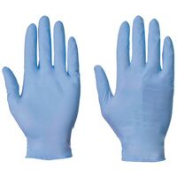 Disposable nitrile powder free gloves