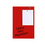 Tableau Affichage-Ecriture Verre Magnet 40x60cm Rouge