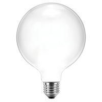 Blulaxa LED Filament Glühfaden Globelampe RETRO opal, 12,5cm, 300°, E27, warmweiß, Glas, 10W