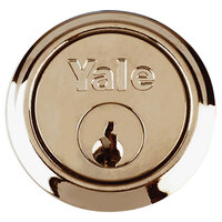 Yale Locks B1109 Replacement Rim Cylinder & 2 Keys Chrome Finish Box