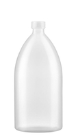 Narrow neck bottle 2000 ml LDPE clear with screw cap