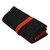 Törölköző PROMO Active lang XL 80x160 cm fekete/piros rugalmas csíkkal