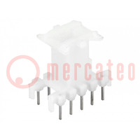 Coil former: with pins; plastic; No.of term: 10; Poles number: 1