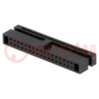 Connector: IDC; plug; female; PIN: 34; IDC; for ribbon cable