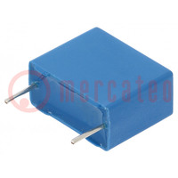 Capacitor: polypropylene; Y2; 47nF; 8.5x14.5x18mm; THT; ±20%; 15mm