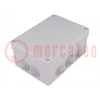 Enclosure: junction box; X: 119mm; Y: 164mm; Z: 77mm; wall mount