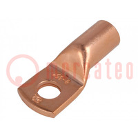 Tip: ring tube; M8; 35mm2; crimped; for cable; L: 33.5mm; copper
