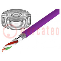 Cable: para transferencia de datos; chainflex® CF898; 2x0,25mm2