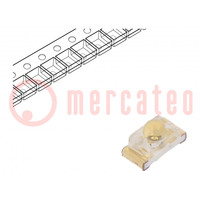 LED; SMD; 0603; green; 70÷180mcd; 1.6x0.8x0.95mm; 60°; 2.1÷2.5V