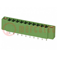 Pluggable terminal block; 3.5mm; ways: 16; straight; socket; male