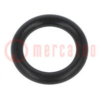 Uszczelka O-ring; kauczuk NBR; Thk: 2mm; Øwewn: 8mm; czarny