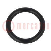Guarnizione O-ring; caucciù NBR; Thk: 3,5mm; Øint: 20mm; nero