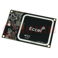 RFID reader; 3.3÷5V; RS232,WiFi; antenna; pin header; 13.56MHz