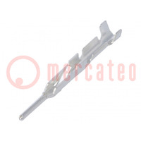 Contatto; maschio; argentato; 30AWG÷24AWG; RP17; da crimpare; 2A