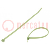 Kabelbinder; L: 188mm; W: 4,8mm; Polypropylen; 133N; grün; Ømax: 48mm